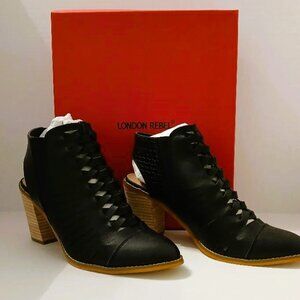 NWOT LONDON REBEL BOOTS, SIZE 9, BLACK